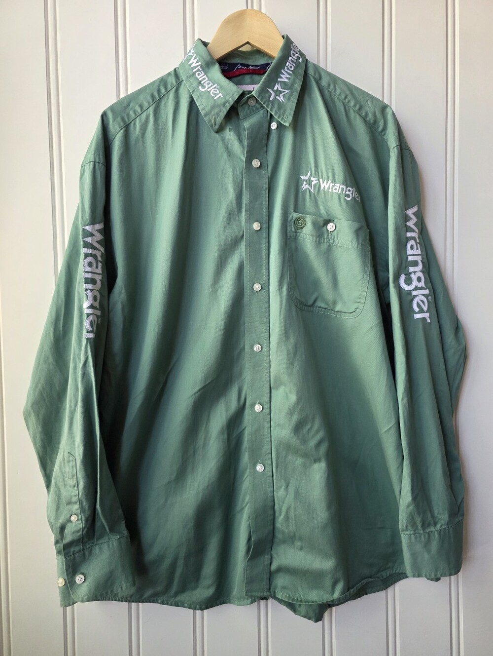 Wrangler George Strait Cowboy Cut Button Down Long Sleeve Cowboy Western Shirt